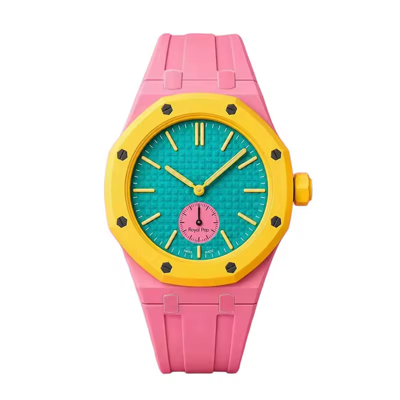 Bracelet Classique - Couronne 3H — Rose & Jaune
